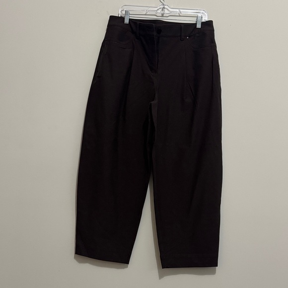 LULULEMON Like New Citysleek mid-rise barrel leg pants light utilitech espresso - Picture 2 of 10